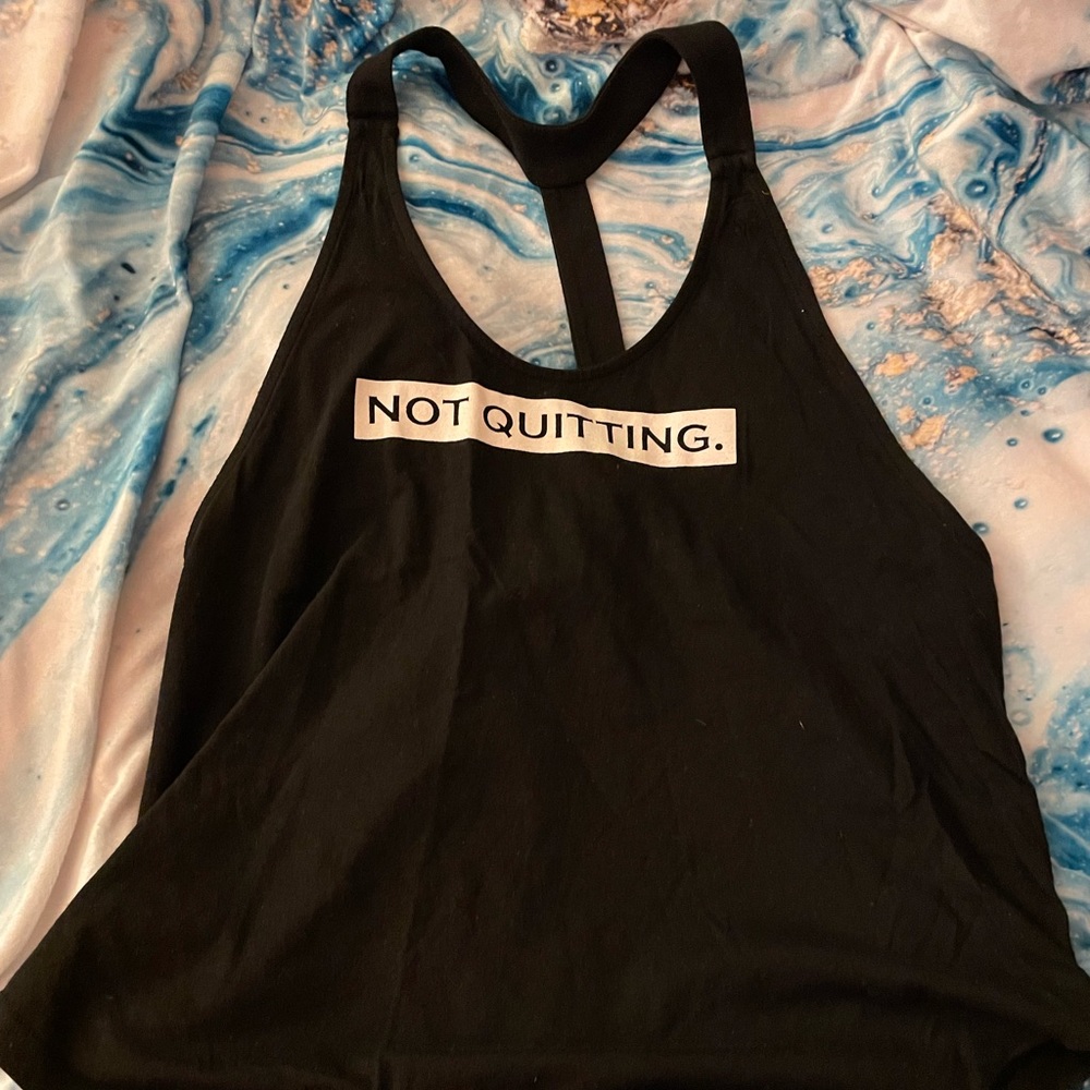 “Not Quitting” Workout Tank